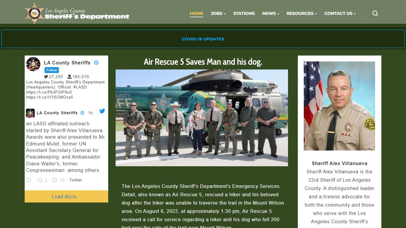 Los Angeles County Sheriff's Department | A Tradition of Service